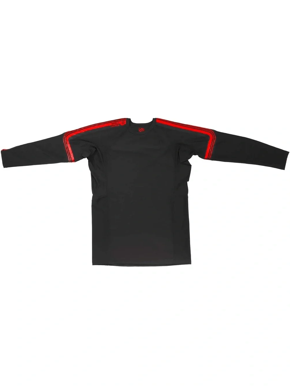 Sanabul Black & Red Long Sleeve Men’s jujutsu rash guard/ workout top